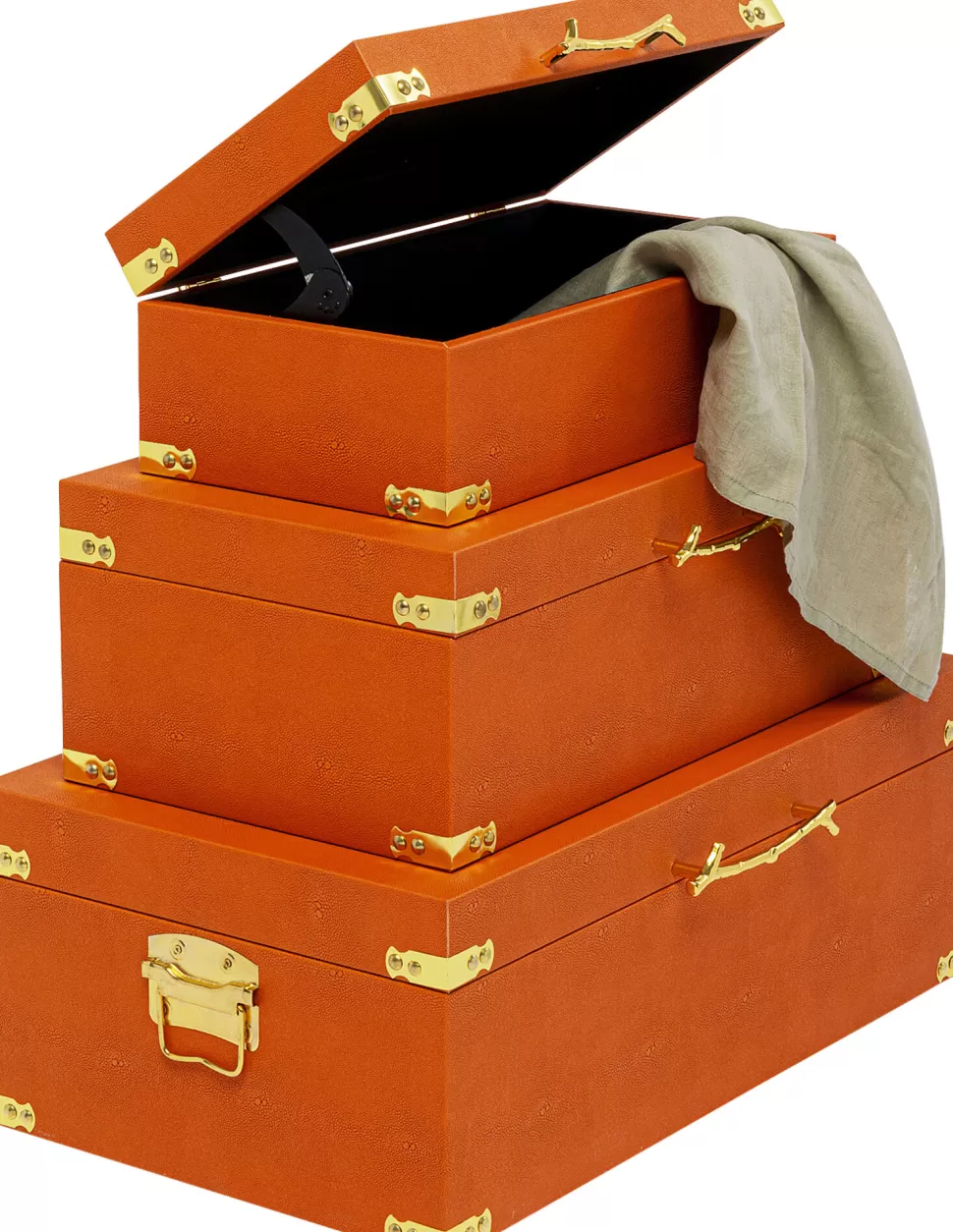 KARE Design Box Noah Orange Set Van 3 New