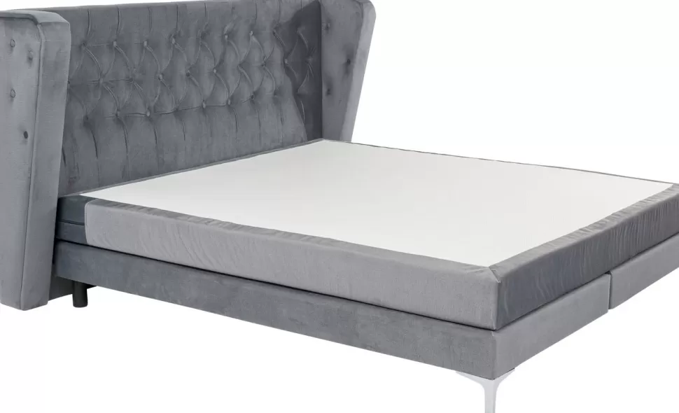 KARE Design Boxspringbed Benito Moon Grey 160x200cm Fashion