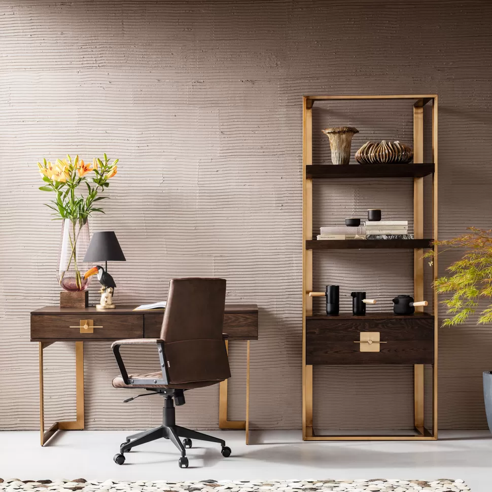 KARE Design Bureaustoel Labora Bruin Cheap