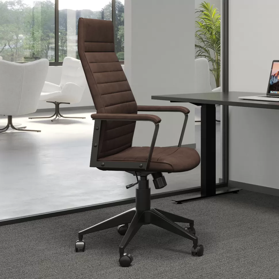 KARE Design Bureaustoel Labora Hoog Bruin Best Sale