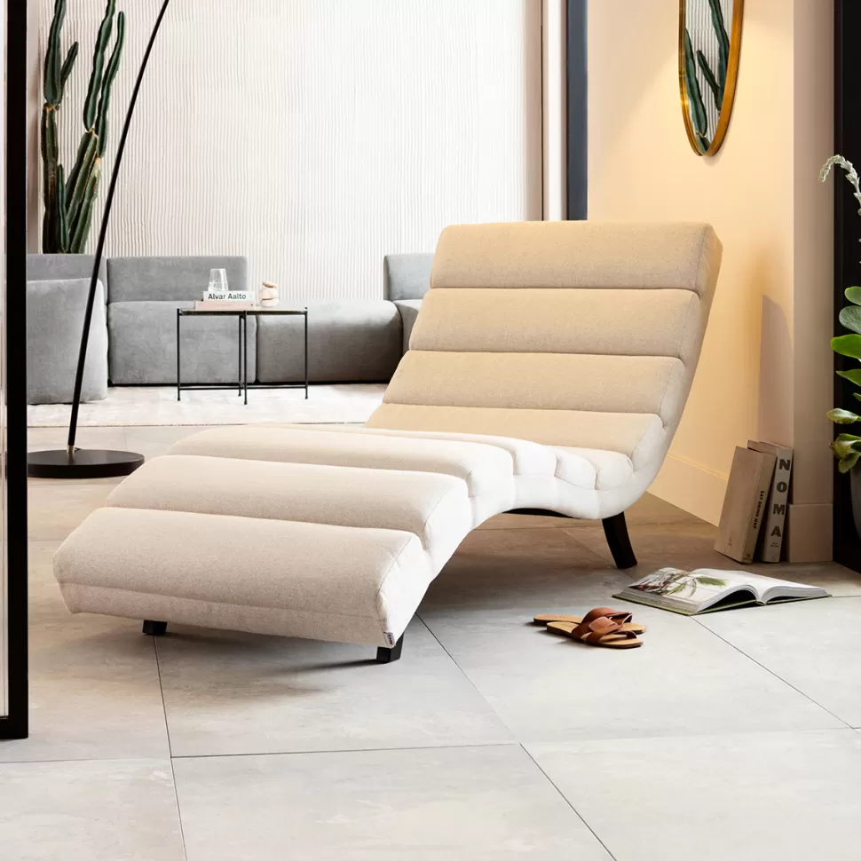 KARE Design Chaise Longue Balou Creme 190cm Shop