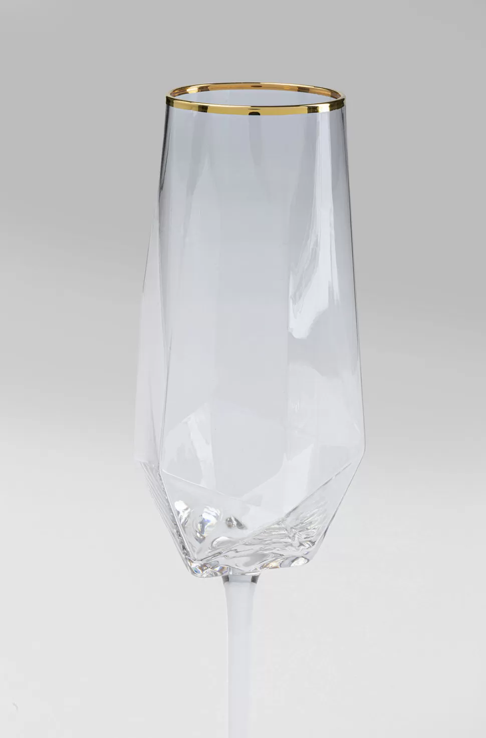 KARE Design Champagneglas Diamond Gouden Rand Fashion