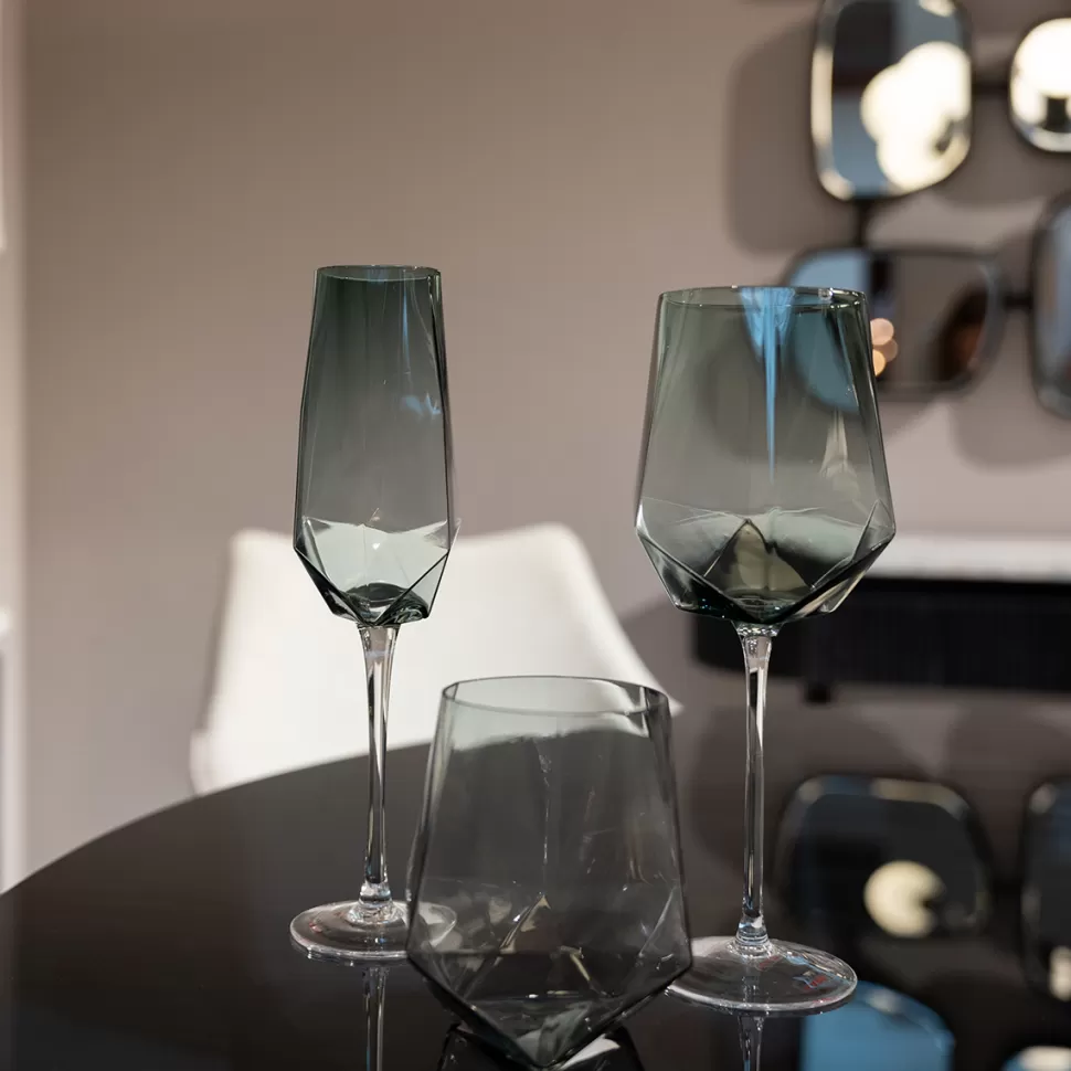 KARE Design Champagneglas Diamond Smoke Discount