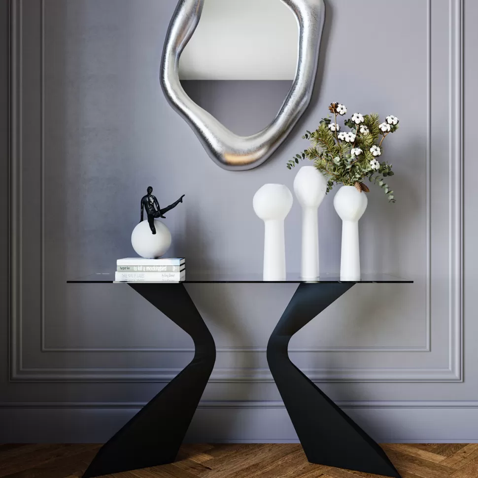KARE Design Console Gloria Zwart 140x81cm Cheap