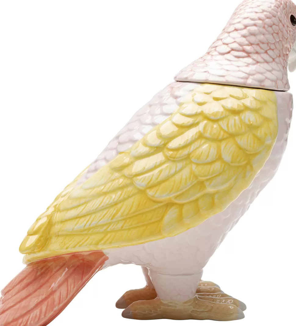 KARE Design Deco Kan Exotic Bird Giallo 23cm New