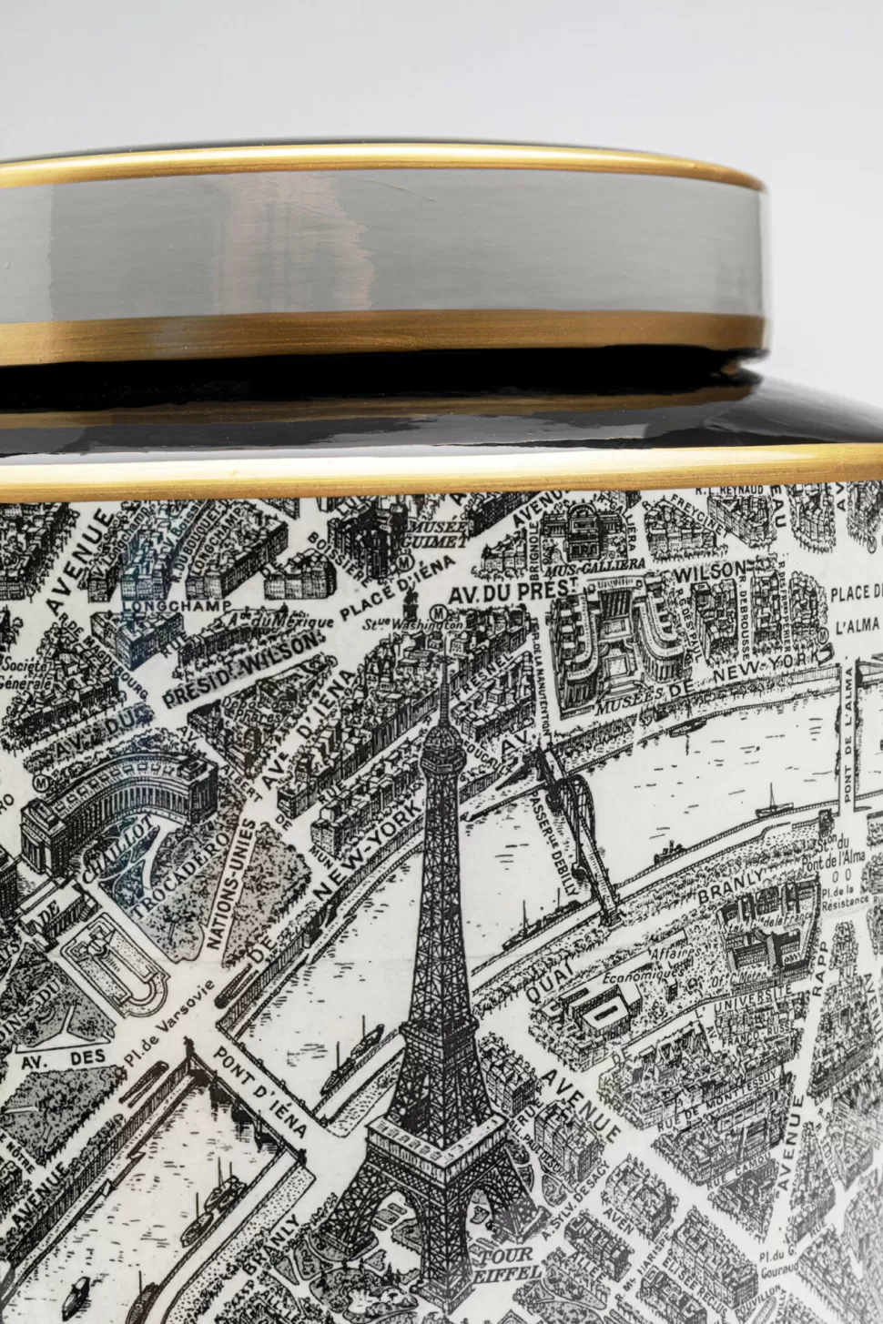KARE Design Deco Pot Streets Of Paris 22cm Clearance