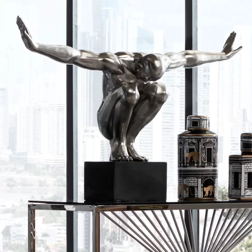 KARE Design Decofiguur Atleet XL Zilver Online
