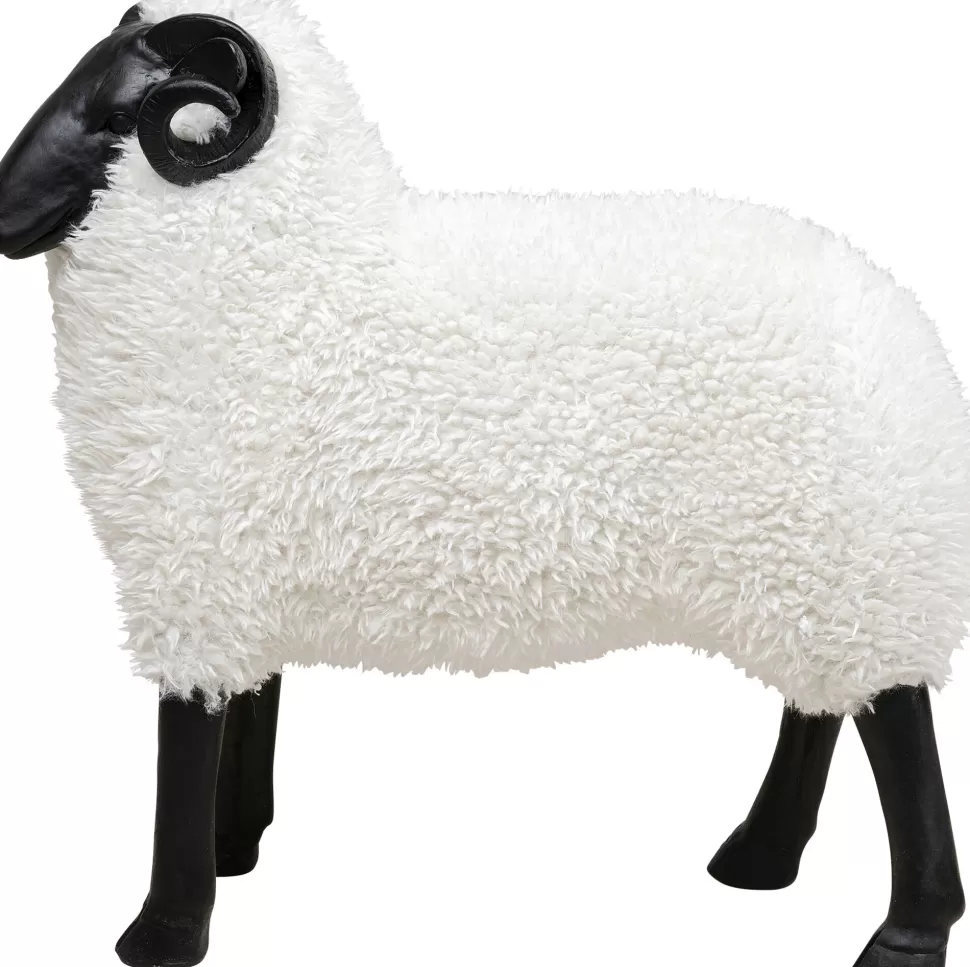 KARE Design Decofiguur Bathilde Ram White 78cm Cheap