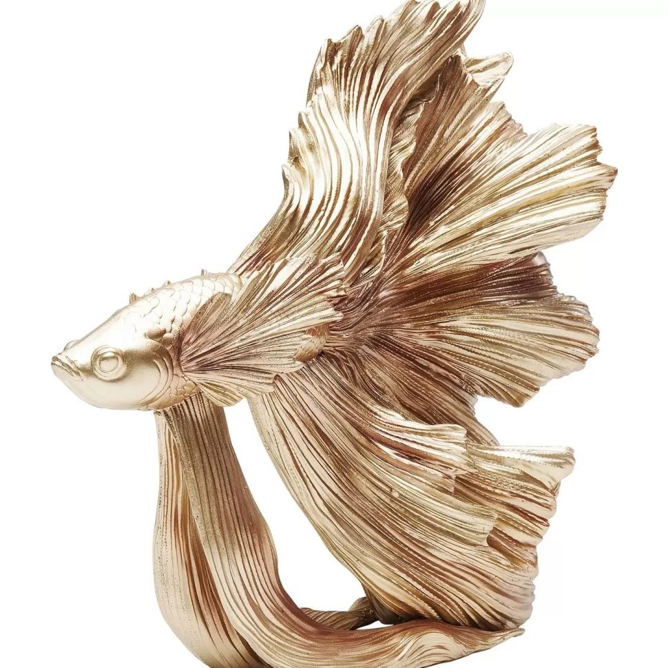 KARE Design Decofiguur Betta Fish Goud Klein Fashion
