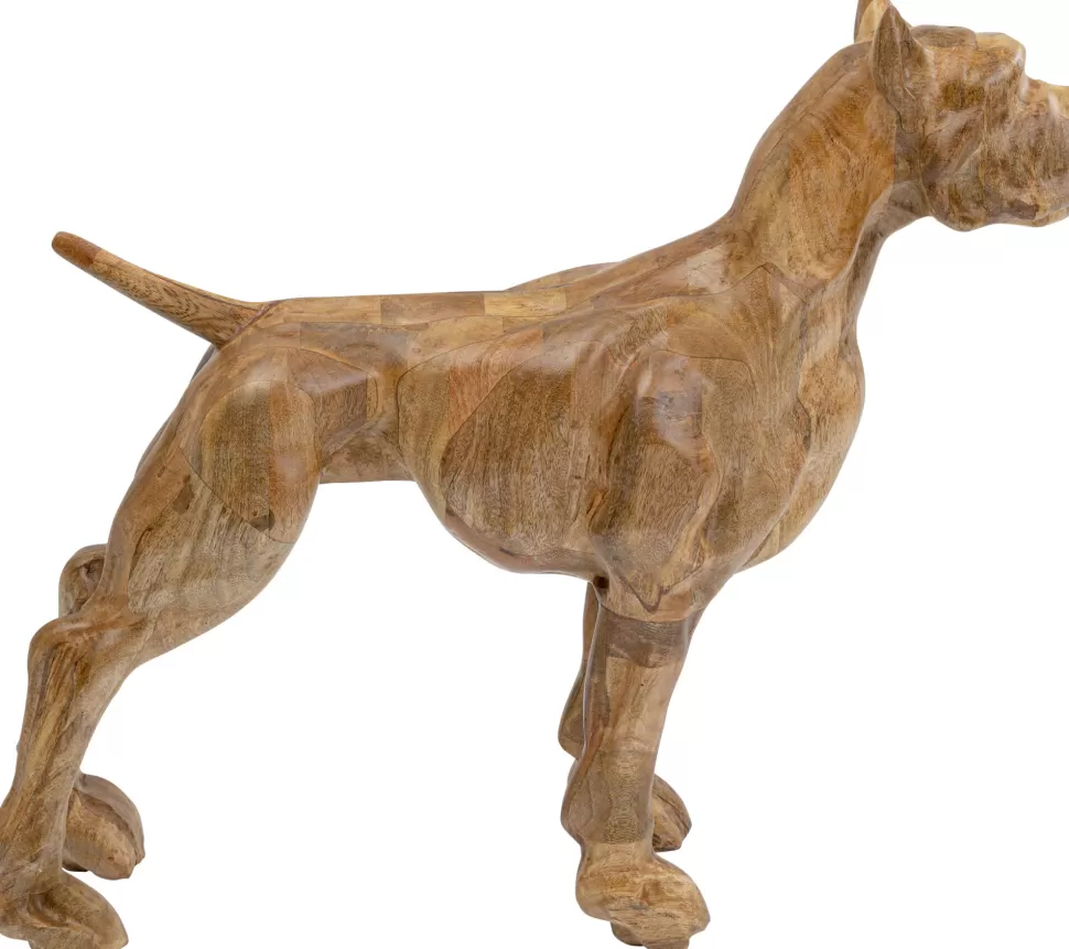 KARE Design Decofiguur Bulldog Wood 70x78cm New