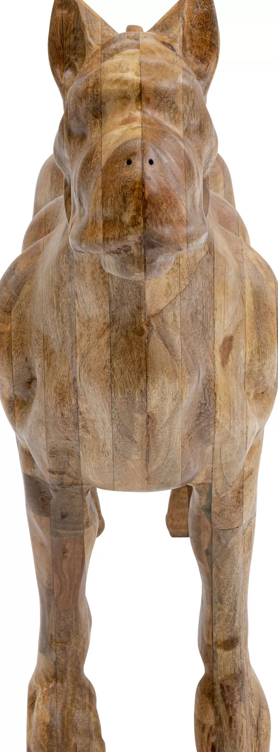KARE Design Decofiguur Bulldog Wood 70x78cm New