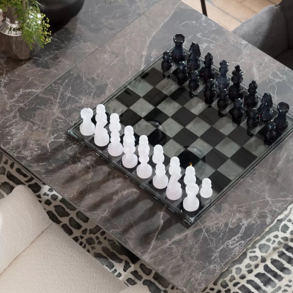 KARE Design Decofiguur Chess Transparent 60x60cm Best