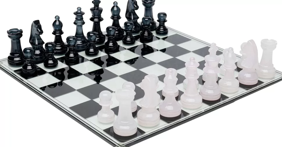 KARE Design Decofiguur Chess Transparent 60x60cm Best