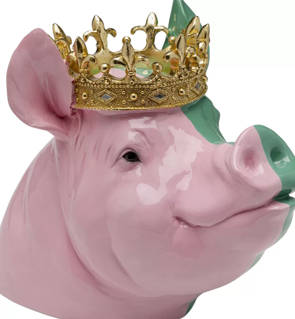 KARE Design Decofiguur Crowned Pig 28cm Clearance