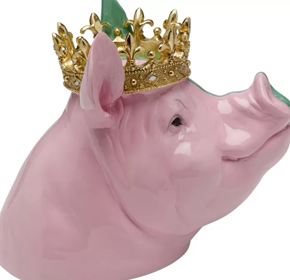KARE Design Decofiguur Crowned Pig 28cm Clearance