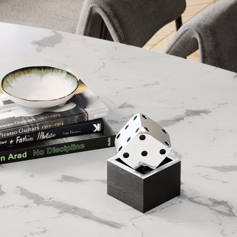 KARE Design Decofiguur Dice Silver 10x10cm Best Sale