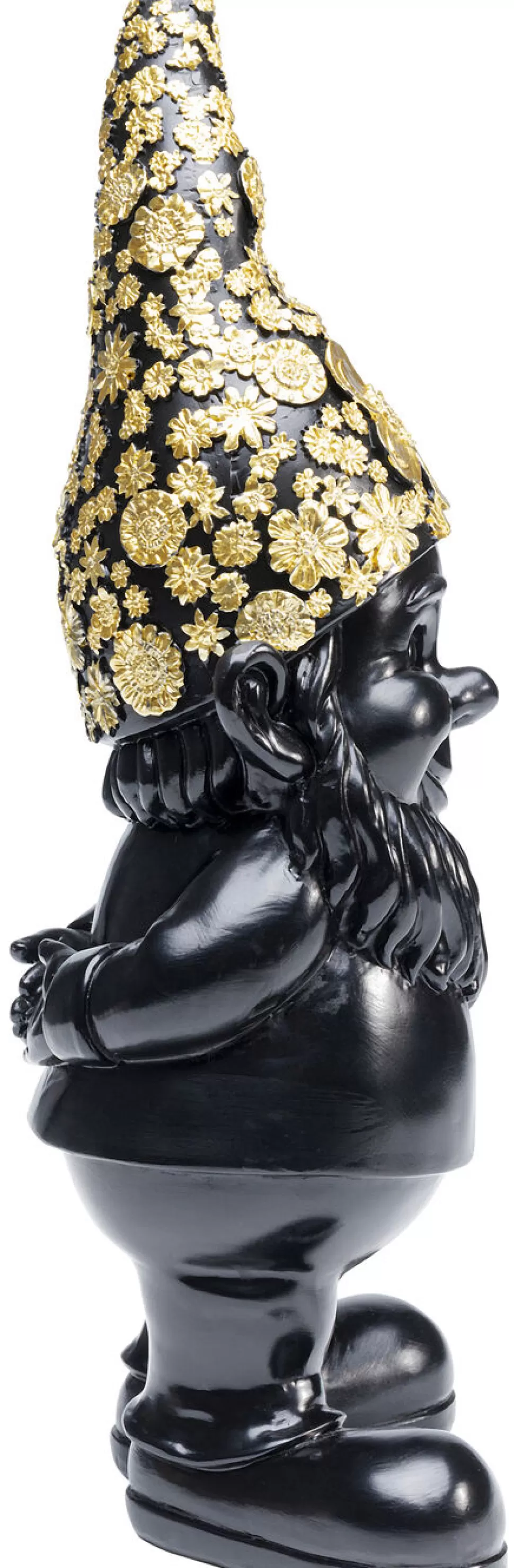 KARE Design Decofiguur Dwerg Staand Zwart Goud 30cm Cheap