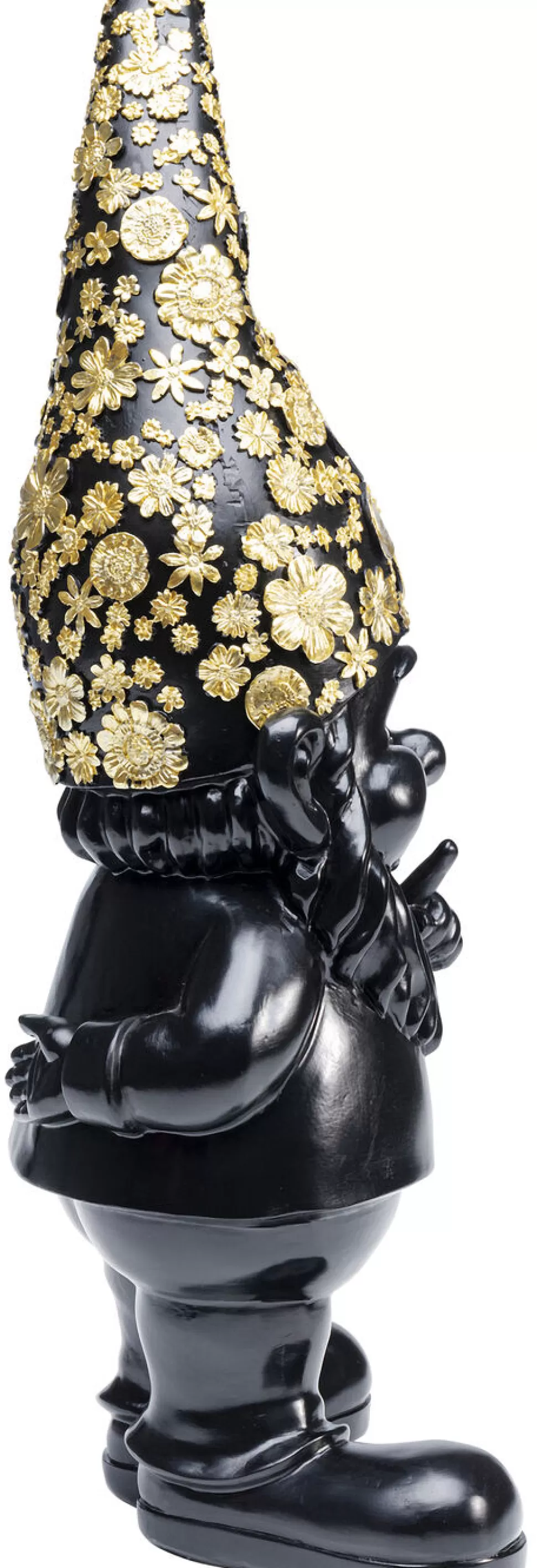 KARE Design Decofiguur Dwerg Staand Zwart Goud 46cm Sale