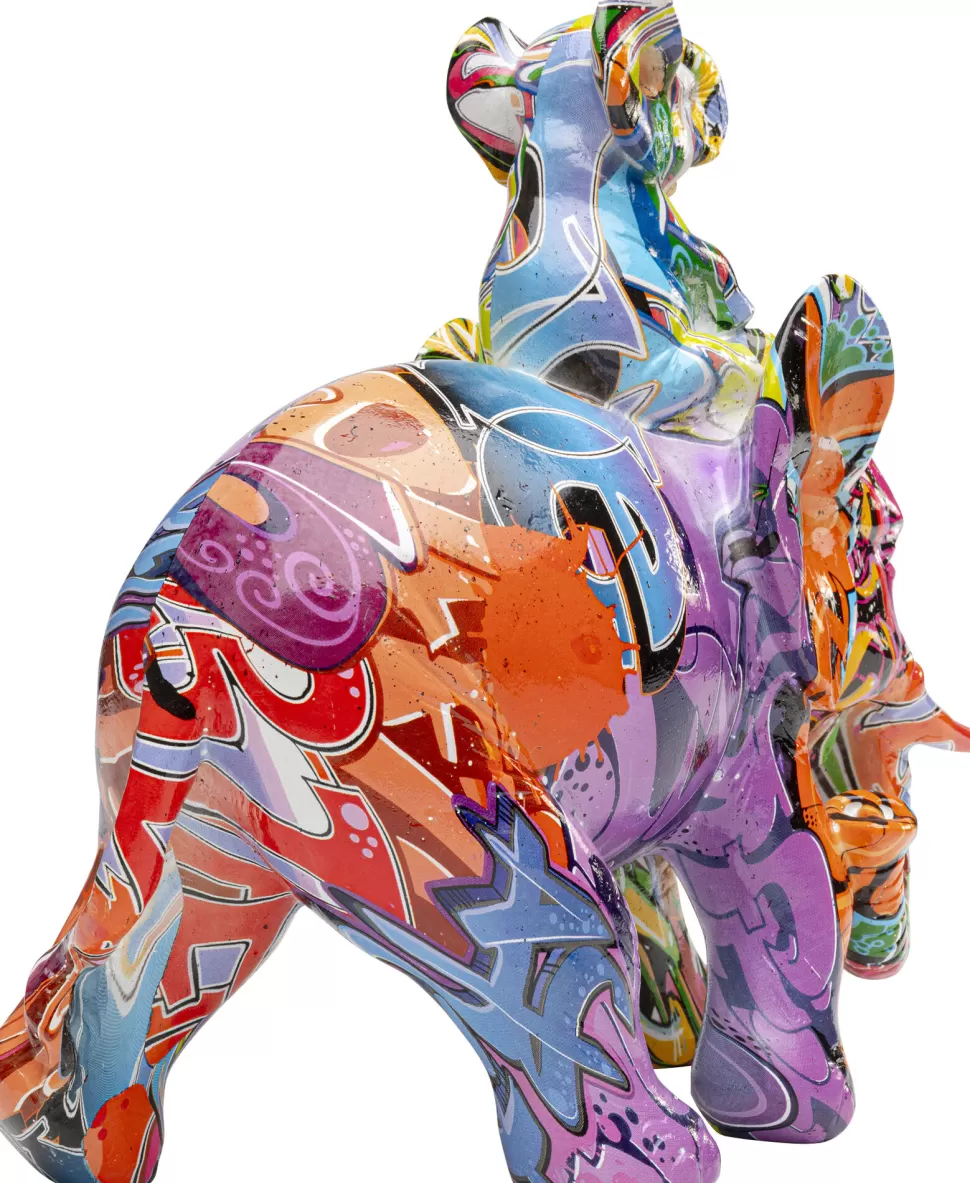 KARE Design Decofiguur Elefant Dumbo Uno Graffiti Clearance