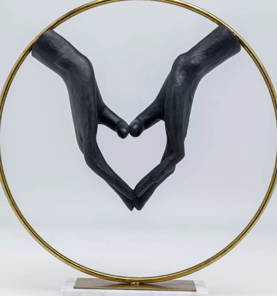 KARE Design Decofiguur Elements Heart Hand 62cm Fashion