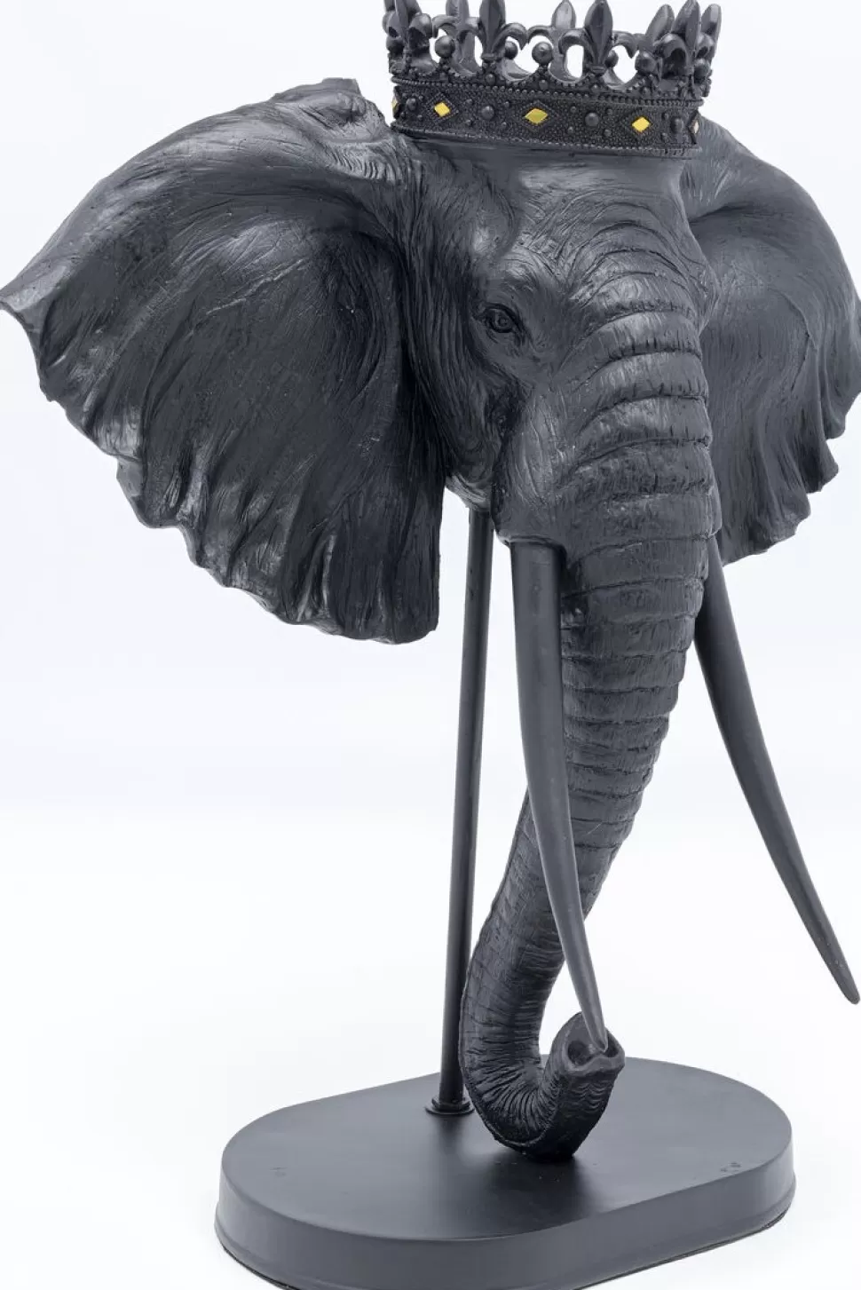 KARE Design Decofiguur Elephant Royal Black 57cm Outlet