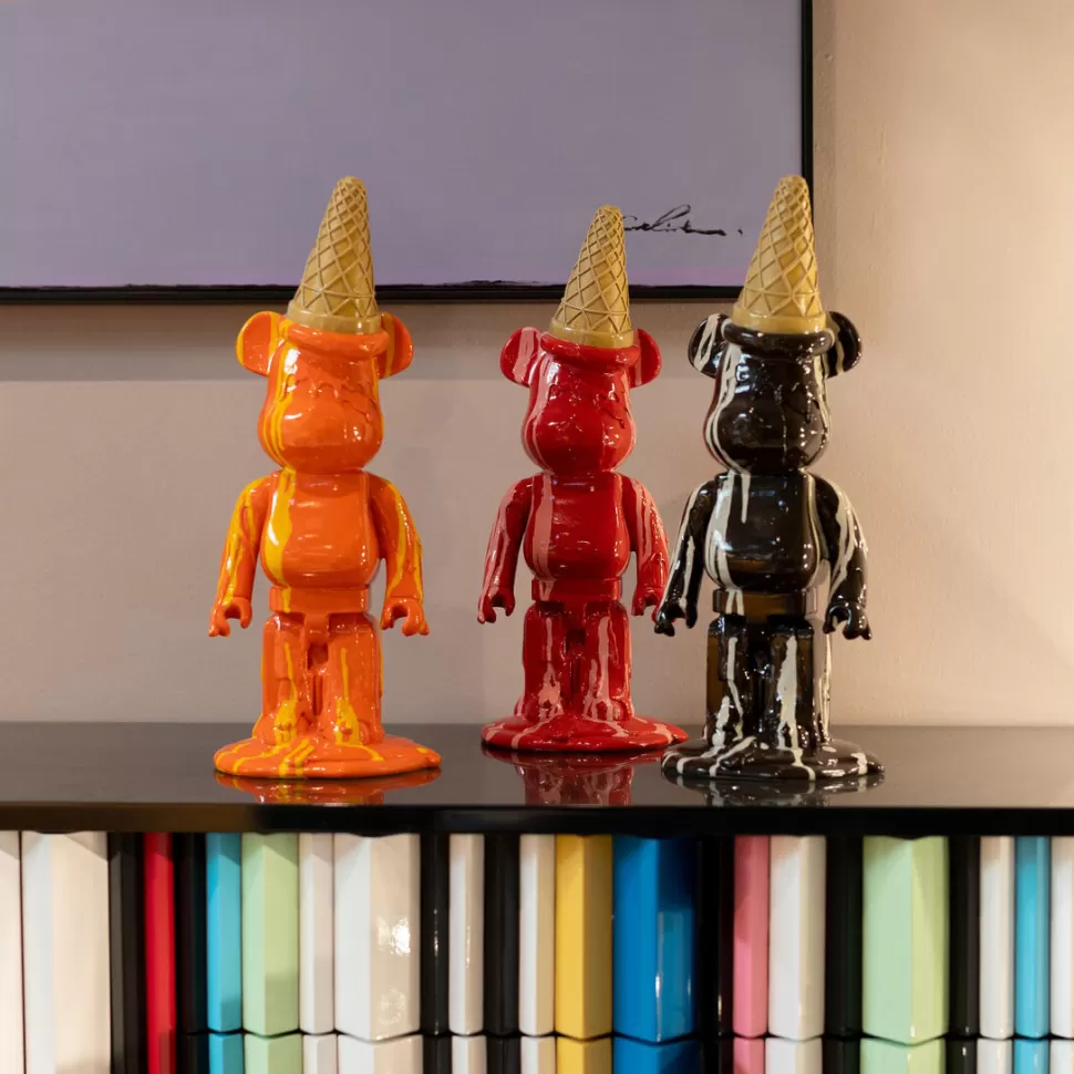 KARE Design Decofiguur Gelato Bear Black 40cm Cheap