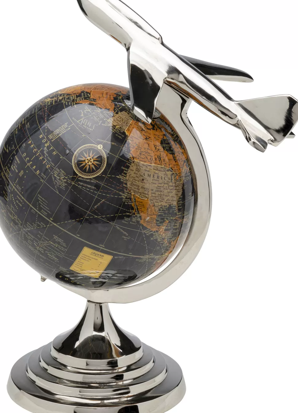 KARE Design Decofiguur Globe Top Plane 39cm Flash Sale