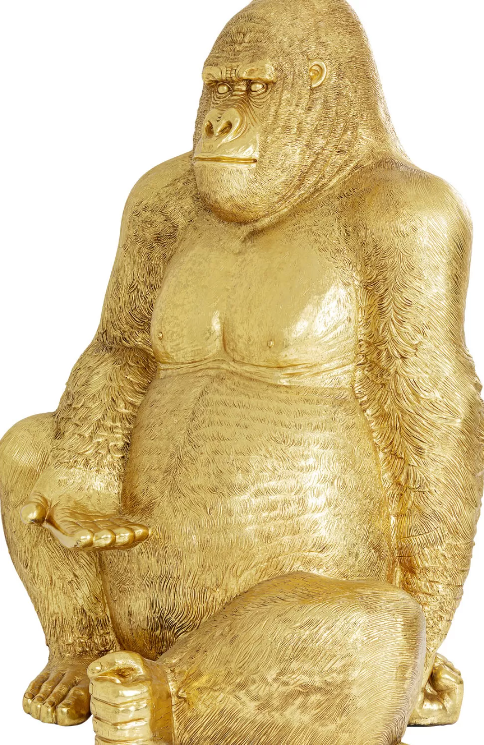 KARE Design Decofiguur Gorilla Goud XL 180cm Clearance