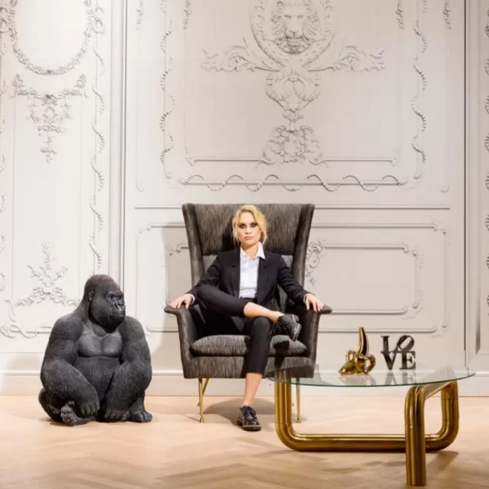 KARE Design Decofiguur Gorilla Side XL Zwart Best Sale