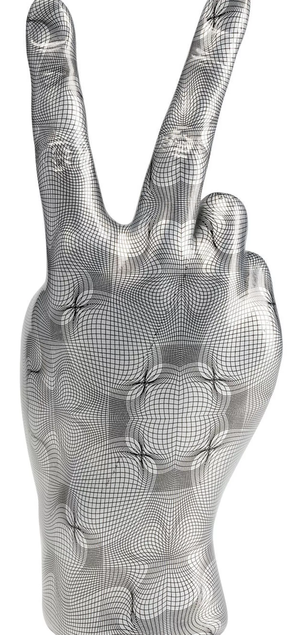 KARE Design Decofiguur Hand Victory Grijs Cheap