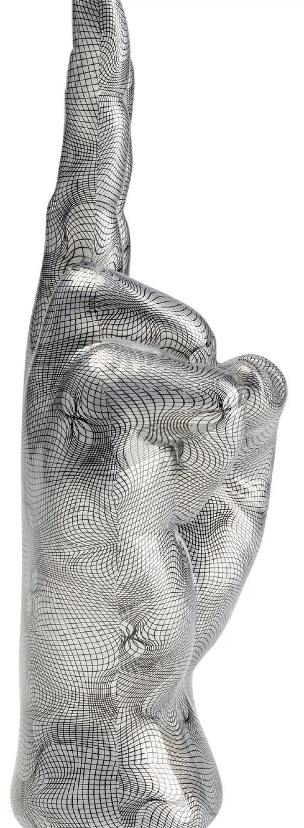 KARE Design Decofiguur Hand Victory Grijs Cheap