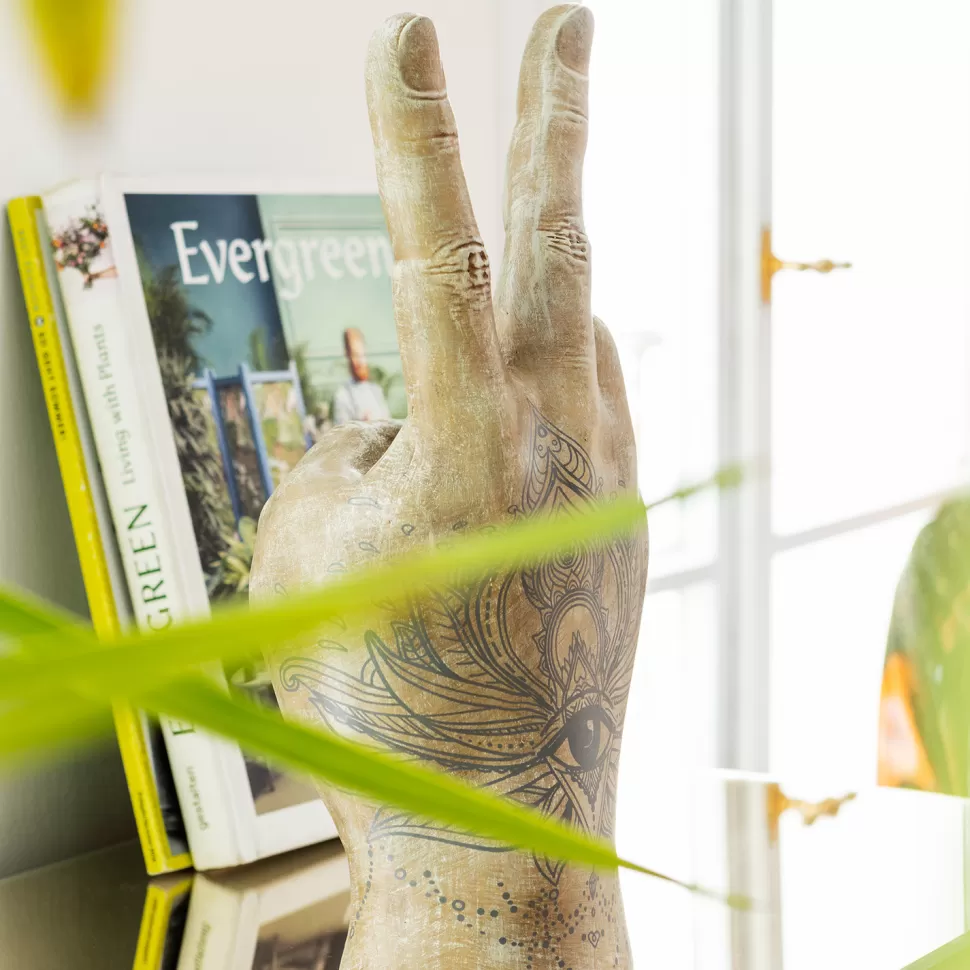 KARE Design Decofiguur Hand Victory Tattoo Eye 36cm Cheap