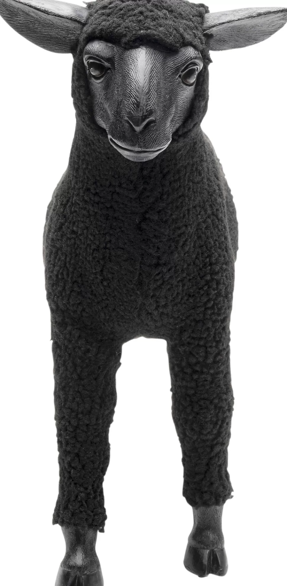 KARE Design Decofiguur Happy Sheep Wool Black 37cm Clearance