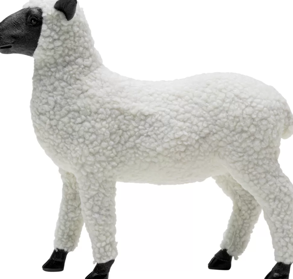 KARE Design Decofiguur Happy Sheep Wool White 28cm Online