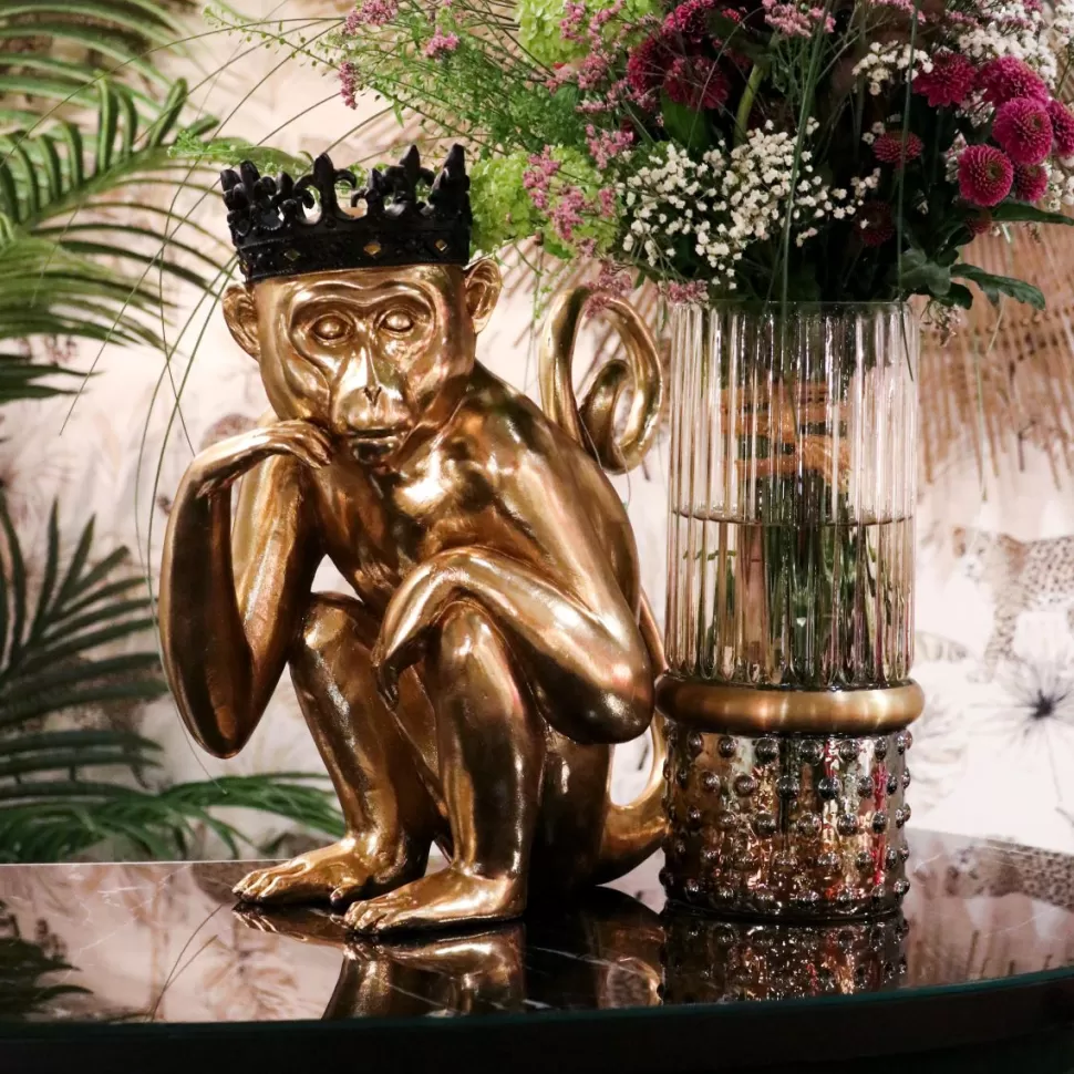 KARE Design Decofiguur King Lui Goud 35cm Best Sale
