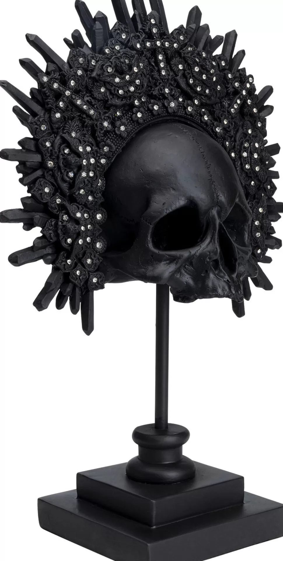 KARE Design Decofiguur King Skull Zwart Clearance