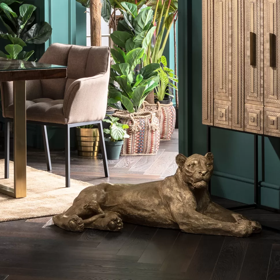 KARE Design Decofiguur Leeuw Goud 113cm Shop