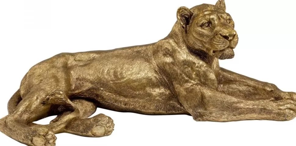 KARE Design Decofiguur Leeuw Goud 113cm Shop