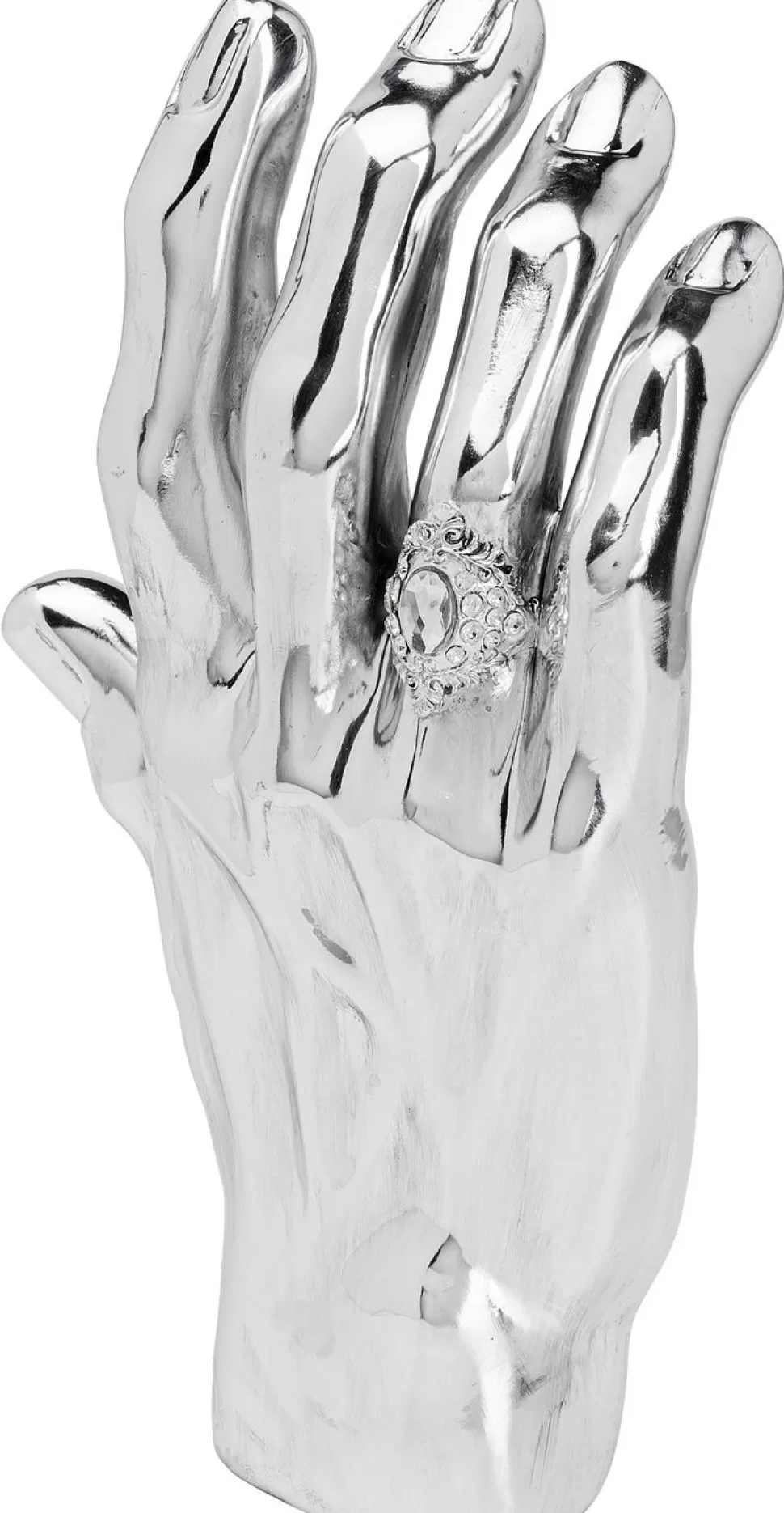 KARE Design Decofiguur Mano Diamond Ring Zilver Online