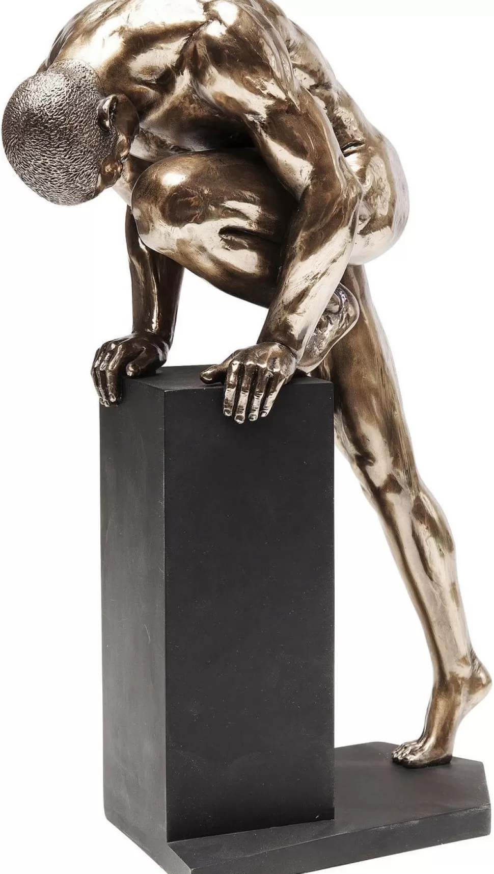KARE Design Decofiguur Nude Man Stand Brons 35cm Fashion