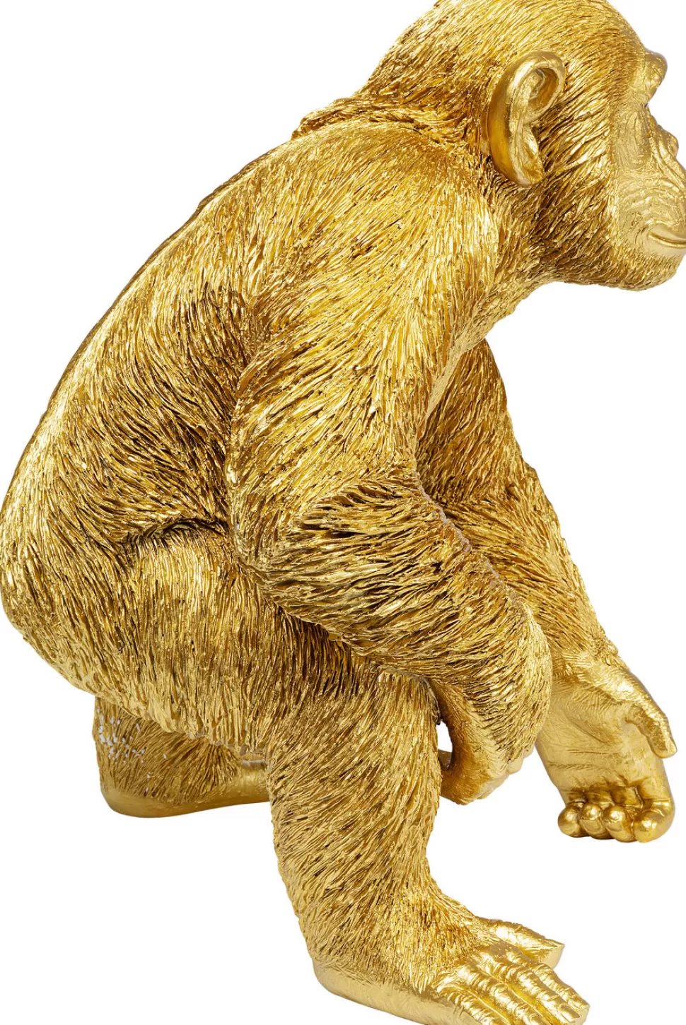 KARE Design Decofiguur Playing Ape Goud 50cm Flash Sale