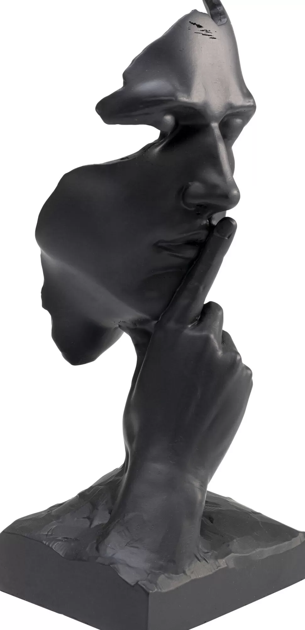 KARE Design Decofiguur Quiet Face Black 31cm Sale