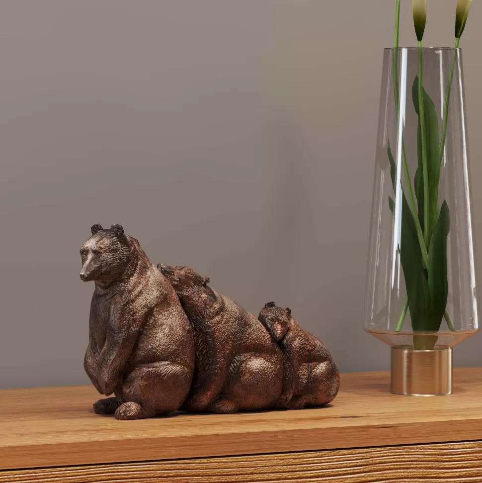 KARE Design Decofiguur Relaxed Bear Family Outlet