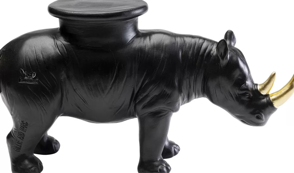 KARE Design Decofiguur Rhino Black 41cm Store
