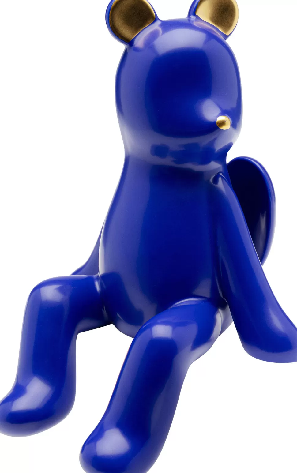 KARE Design Decofiguur Sitting Bear Blue 20cm Store