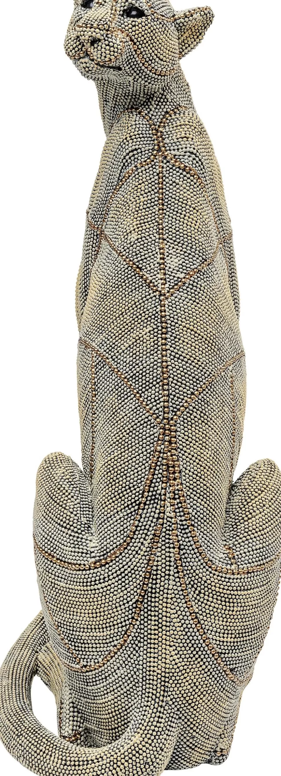 KARE Design Decofiguur Sitting Leopard Pearls 42cm Shop