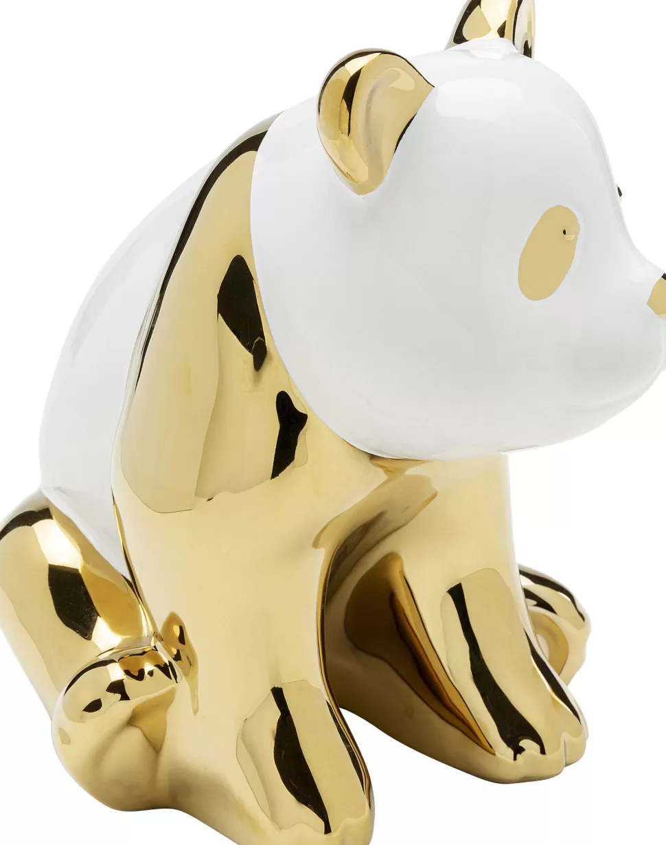 KARE Design Decofiguur Sitting Panda Gold 18cm Discount