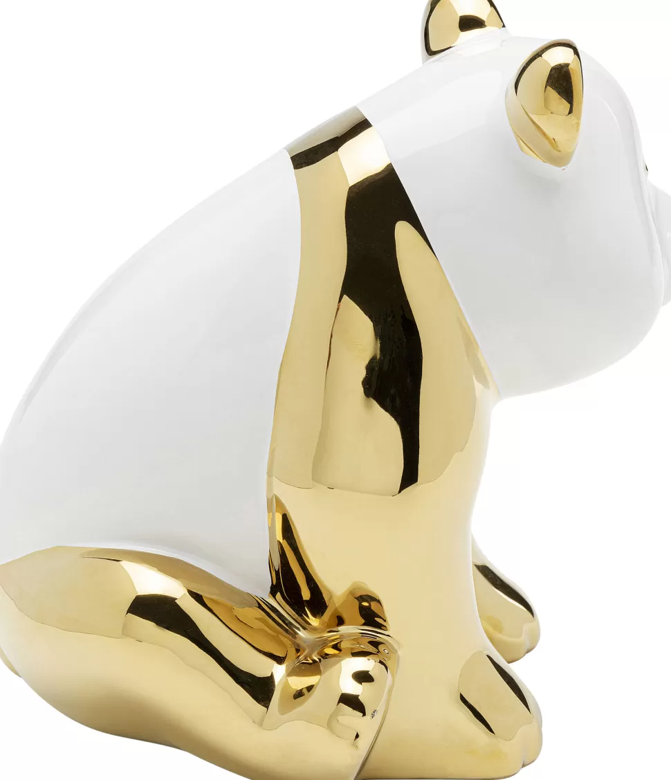 KARE Design Decofiguur Sitting Panda Gold 18cm Discount