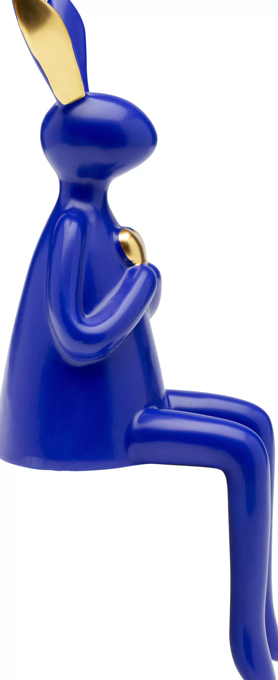 KARE Design Decofiguur Sitting Rabbit Heart Blue 29cm Best Sale