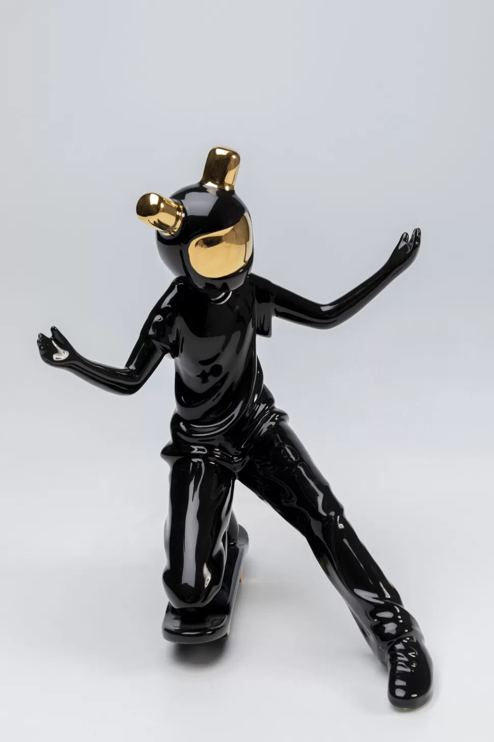 KARE Design Decofiguur Skating Astronaut Black 21cm Sale